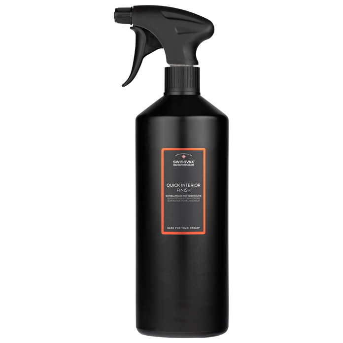 Quick Interior Finish Quick care for all interior surfaces (except textile) 