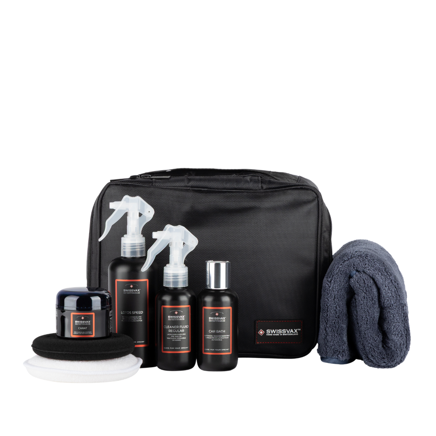 Discovery Kit vč. karnaubového vosku – kompaktní startovací sada pro péči o auto