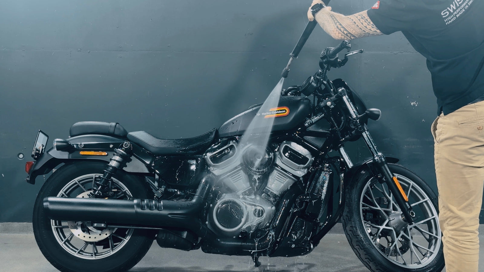 Motorcycle Wash Opaque șampon lac mat motocicletă Tutorial